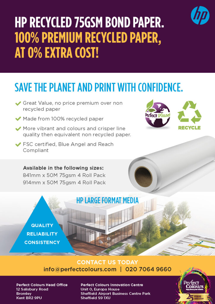 PC - HP Recycled 75gsm Bond Paper flyer